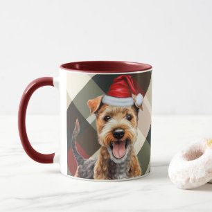 Hondenliefhebber Lakeland Terrier Holiday Plaid Mok