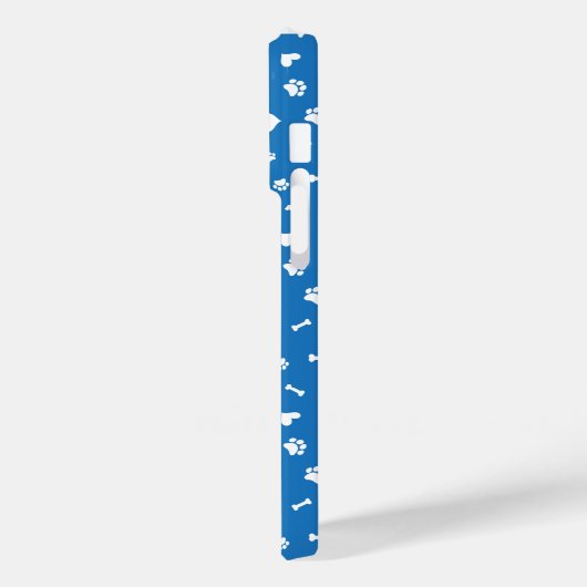 Hondenliefhebber met poten botten en haardpatronen Case-Mate iPhone case (Achterkant / Links)