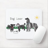 Hondenliefhebber Mousepad Muismat (Met muis)