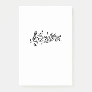 Hondenliefhebber | Music Melody Maltese DOG on Mus Post-it® Notes