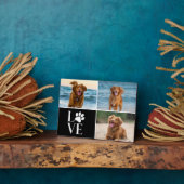 Hondenliefhebber Paw Pets Modern 3 foto collage Fotoplaat (Zijkant)