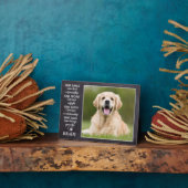 Hondenliefhebber Quote Keepomwille Personalized Pe Fotoplaat (Zijkant)