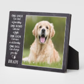 Hondenliefhebber Quote Keepomwille Personalized Pe Fotoplaat (Zijkant)