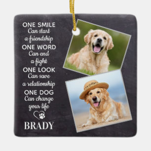 Hondenliefhebber Quote Keepomwille Personalized Pe Keramisch Ornament
