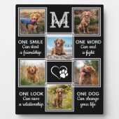 Hondenliefhebber Quote Keepomwille Unieke Pet Phot Fotoplaat (Voorkant)