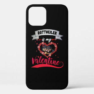 Hondenliefhebber Rottweiler is mijn Valentijn iPhone 12 Hoesje