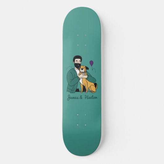  Hondenliefhebber Skateboard (Voorkant)