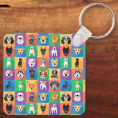 Hondenliefhebber Sleutelhanger (Achterkant)