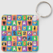 Hondenliefhebber Sleutelhanger (Achterkant)