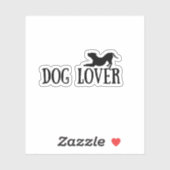 Hondenliefhebber Sticker (Vel)
