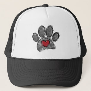 Hondenliefhebber Tekening Waterverf Trucker Pet