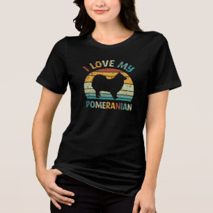 Hondenliefhebber Tri-Blend Shirt