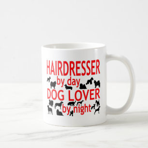 Hondenliefhebber van hairdresser koffiemok