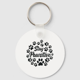 Hondenliefhebber van Pawsitive Dog Paws Pet Eigena Sleutelhanger