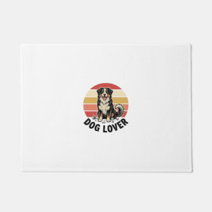 Hondenliefhebber Vintage Gravure Cute Hond Zonsond Deurmat