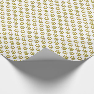 Hondenliefhebber voor het verpakken van witte opdr cadeaupapier