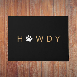 Hondenliefhebber Welkom Howdy Doormat Deurmat