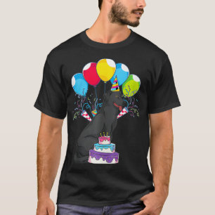 Hondenliefhebber Zwarte Labrador Verjaardagsfeestj T-shirt