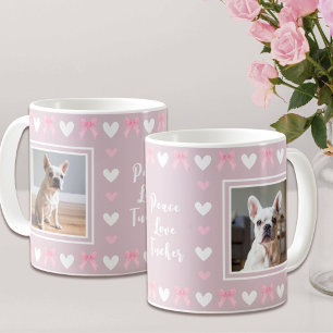 Hondenliefhebbers Blush Pink 2 Foto Koffiemok