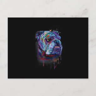 Hondenliefhebbers Engelse Bulldog Geschenk Engel Feestdagenkaart
