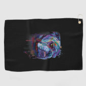 hondenliefhebbers | Engelse Bulldog Gift English B Golfhanddoek (Horizontaal)