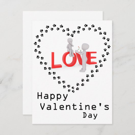 Hondenliefhebbers Kaart (Voorkant / Achterkant)