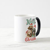 Hondenliefhebbers Kerstkoffie Mok (Voorkant rechts)