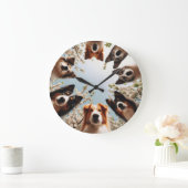 Hondenliefhebbers Leuke Schattigee Funny Dog Wall Grote Klok (Huis)