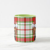 Hondenliefhebber's Red Green Plaid en Beagle vakan Mok (Midden)