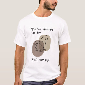 Hondenliefhebbers T shirt met quote