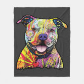 Hondenliefhebbers v01 fleece deken (Voorkant)