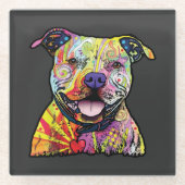 Hondenliefhebbers v01 glazen onderzetter (Voorkant)