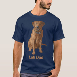 Hondenliefhebbers van het laffe Pap Fox Red Labrad T-shirt