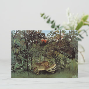 Hondenlion van Henri Rousseau,  dier in het wild