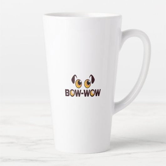 hondenloyaliteit latte mok (Rechts)