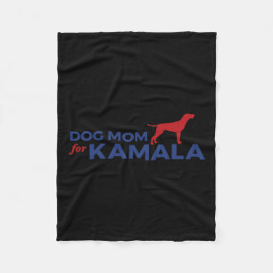 Hondenmoeder voor Kamala Funny Dog 2024 President  Fleece Deken