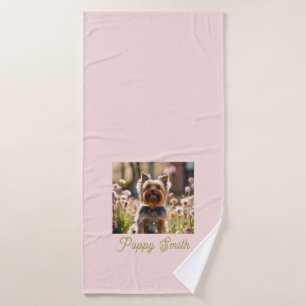 Hondennaam Foto Blush Huisdier Badhanddoek