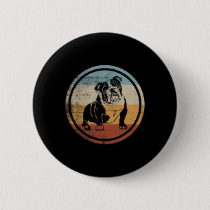 hondenontwerp Engelse bulldog Ronde Button 5,7 Cm