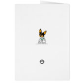 Hondenoppas Dank je wel kaart (Achterkant)