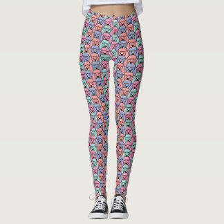 Hondenpatroon afgedrukt leggings