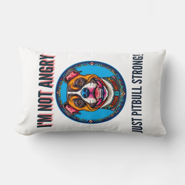 Hondenpitbull Kussen (Voorkant)