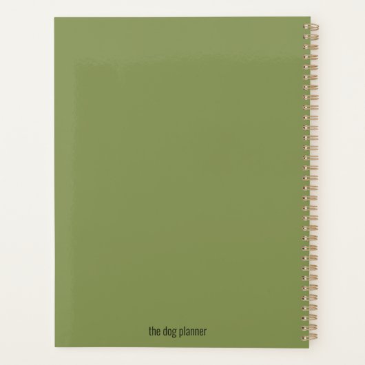 hondenplanner planner (Achterkant)