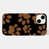 hondenpoot Case-Mate iPhone case (Achterkant (horizontaal))