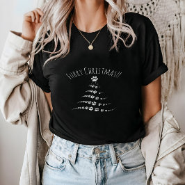 Hondenpoot kerstboom | Furry Christmas T-shirt