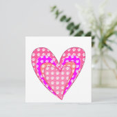 Hondenpootafdrukken en roze harten (Staand voorkant)