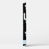 Hondenpoten, blauwe poten, witte harten, Jouw naam Case-Mate iPhone Case (Achterkant / Rechts)