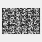 Hondenpoten en Botten Faux Lace Art Print Inpakpapier Vel (Voorkant 2)