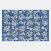 Hondenpoten en Botten Faux Lace Art Print Inpakpapier Vel (Voorkant)