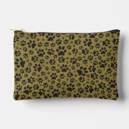 Hondenpoten Zwart & Wit Stippenpatroon op militair Etui