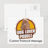 Hondenras Aangepaste Hondenliefhebber Briefkaart (Voorkant / Achterkant)